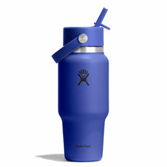 24 oz Wide Mouth Travel Bottle with Flex Straw Cap