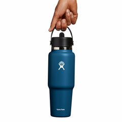 32 oz Wide Mouth Travel Bottle with Flex Straw Cap