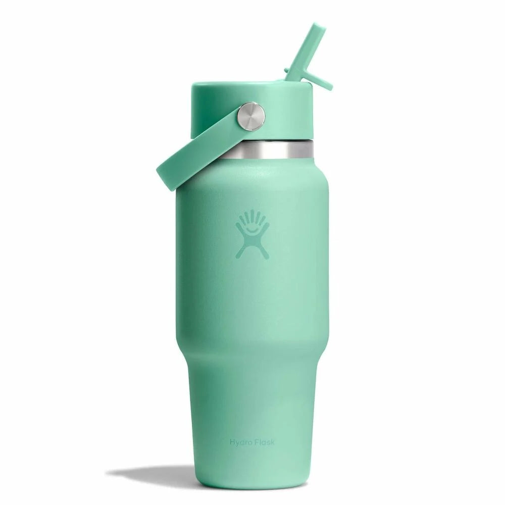 24 oz Wide Mouth Travel Bottle with Flex Straw Cap