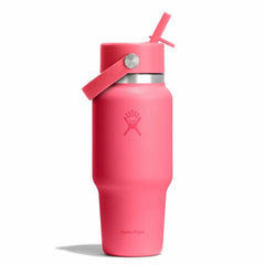 24 oz Wide Mouth Travel Bottle with Flex Straw Cap
