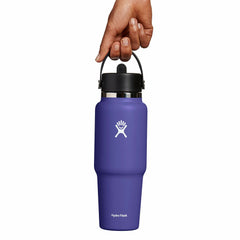 32 oz Wide Mouth Travel Bottle with Flex Straw Cap