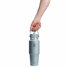 32 oz Wide Mouth Travel Bottle with Flex Straw Cap